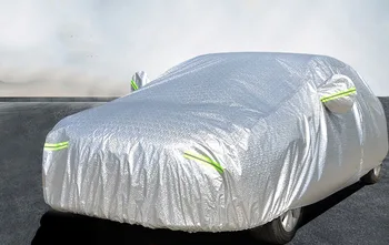  толстый автомобильный чехол 3-слойный алюминиевая фольга водонепроницаемый солнце и дождь град устойчивый авточехол для jeep wrangler jk ford fusion автомобильные чехлы