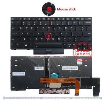 Новая американская клавиатура для IBM Lenovo R480 L390 L480 T480 T480S L380 Ноутбук Клавиатура Подсветка Мышь Стик