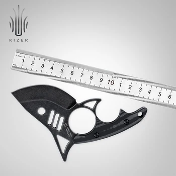 Kizer Нож с фиксированным лезвием 1043N1/1043N2 The Shark Tooth N690 Стальной нож для кемпинга на открытом воздухе Охота Для выживания 2021 Новые ножи EDC