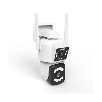 3MP WIFI Беспроводная бинокулярная камера HD Полноцветная камера ночного видения Наружная водонепроницаемая камера Штекер США