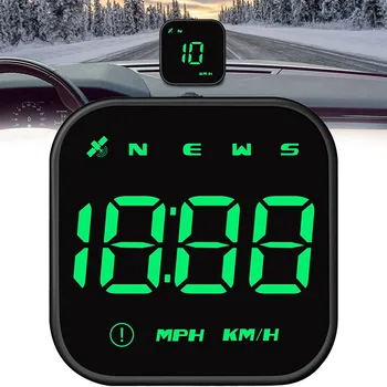  Автомобильный проекционный дисплей GPS спидометр со скоростью в час, автомобильная сигнализация превышения скорости, напоминание об усталости от вождения для всех автомобилей и мотоциклов