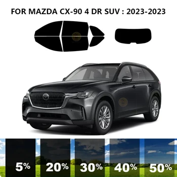  предварительно нарезанная нанокерамика авто УФ тонировка окон комплект автомобильная оконная пленка для внедорожника MAZDA CX-90 4 DR 2023-2023