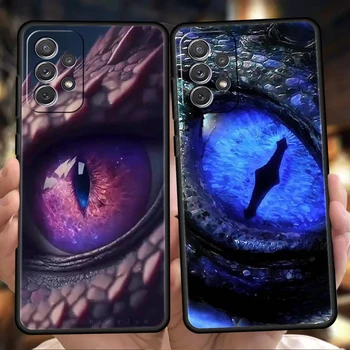 Чехол для телефона Dragon Eye для Samsung Galaxy A14 A54 A34 A51 A71 A72 A73 A32 A52 A52S A01 A11 A21S A31 A41 5G Soft Shell Capas Сумки