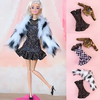 Кукла ручной работы Повседневная одежда Новая многоцветная модная кукла для девочек в зимней одежде 1/6 куклы / кукла 29 ~ 32 см