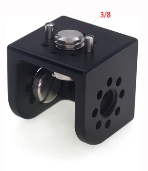 Новый дизайн Квадрат расширения камеры 3/8 Трехсторонний блок расширения,Боковая панель с удлиненной резьбой камеры 3/8 дюйма для камеры Arri Sony