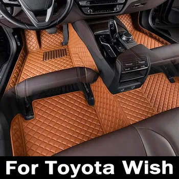 Автомобильные коврики для Toyota Wish 2010-2021 2011 2012 2013 2014 Пользовательские автомобильные подножки для ног Автомобильный ковер Аксессуары для интерьера
