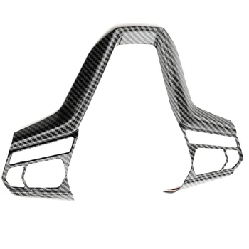  Крышка рулевого колеса автомобиля Крышка рулевого колеса Отделка рамой рулевого колеса из углеродного волокна для Isuzu D-MAX 2021 2022