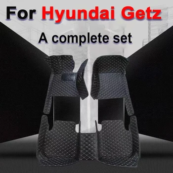 Автомобильные коврики для Hyundai Getz Prime Click Inokom TB 2002~2011 Коврики Роскошный коврик Защитная накладка Кожаные ковры Автомобильные аксессуары