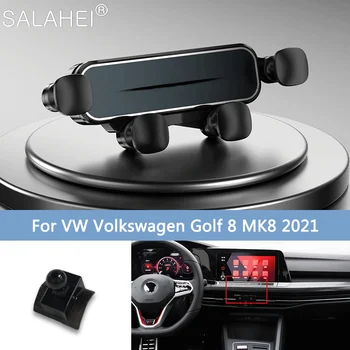 Автомобильный держатель для мобильного телефона для VW Volkswagen Golf 8 MK8 2021 Зажим для выпуска воздуха Gravity Mount GPS Support Bracket Auto Accessories