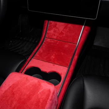  Наклейки на панель консоли автомобиля Чехол для Tesla Model 3 Флис для Model 3 Аксессуары для декора