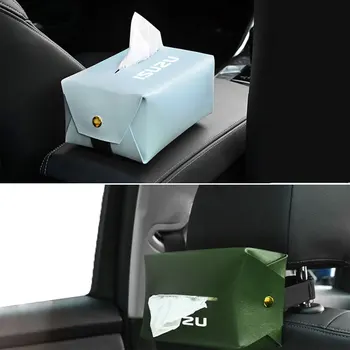 Автомобильная коробка для салфеток Солнцезащитный козырек Держатель ткани Украшение для хранения для Volkswagen Dodge Fiat Toyota Ford Geely Jaguar Corvette Chrysler