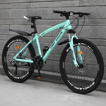 Оптовая продажа 21/24/27-скоростной гоночный велосипед с амортизацией, гоночный велосипед с рамой из углеродистой стали, горный велосипед 26 дюймов для взрослых