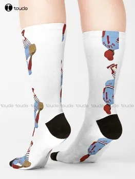 Ozzie Smith Носки Молодежные бейсбольные носки Персонализированные пользовательские 360° Цифровая печать Подарок Harajuku Unisex Взрослые Подростки Молодежные носки Ретро