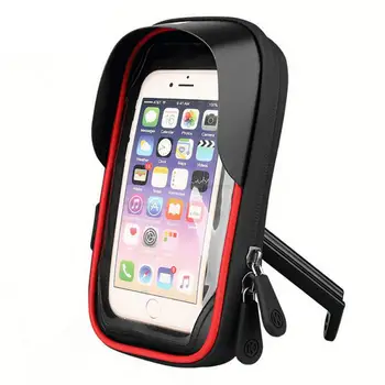  Мотоциклетный держатель для телефона Поддержка телефона Мобильная подставка для Moto Поддержка для телефона Универсальный держатель для велосипеда Водонепроницаемая сумка