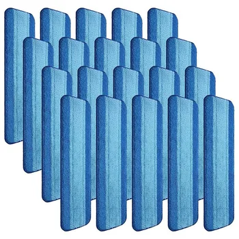 чистящие салфетки для Bona Mop Многоразовые 18-дюймовые моющиеся подушечки для швабры Сменные насадки для швабры Аксессуары для замены