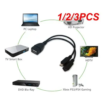  1 / 2 / 3 шт. USB-порт Терминальный адаптер OTG Кабель для Fire TV 3 или 2-го поколения Fire Stick