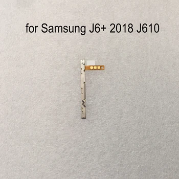 Для Samsung Galaxy J6 Plus J6 + 2018 J610 J610F J610FN J610G Оригинальный корпус телефона Новая кнопка громкости Боковой ключ Гибкий кабель