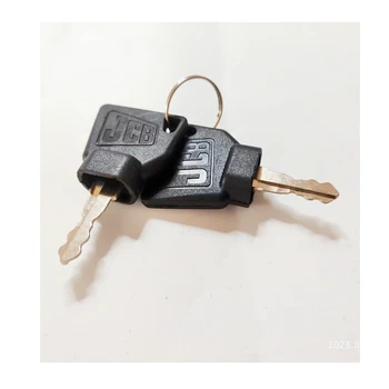 2 шт. Ключ зажигания Ключ пускового выключателя для экскаватора JCB 3CX.