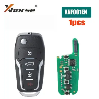 1 шт./лот XHORSE XNFO01EN Универсальный дистанционный ключ для Ford 4 кнопки Беспроводной дистанционный ключ для VVDI2 и VVDI Key Tool Английская версия