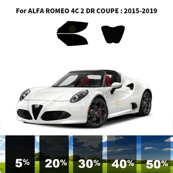  предварительно нарезанная нанокерамика автомобиль УФ тонировка окон комплект автомобильная оконная пленка для ALFA ROMEO 4C 2 DR COUPE 2015-2019