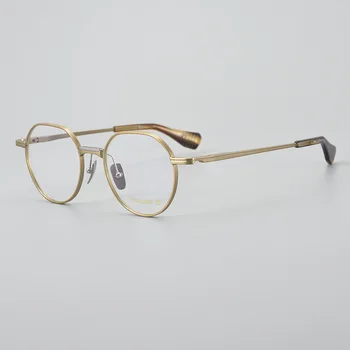 круглые мужские очки DTX150 Pure Titanium Мужские очки в оправе Женские трендовые оптические очки Oculos De Grau Feminino