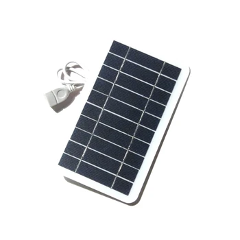 2 Вт 5 В 400 мА Солнечная панель USB Зарядный контроллер для наружного аварийного телефона MP3 PAD Зарядка батареи Портативный внешний аккумулятор