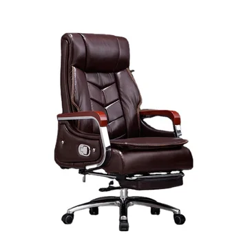 Печать логотипа Мебель Shunde поясничная опора новый дизайн прочный стул босс с подставкой для ног прочный офисный стул-качалка