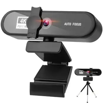 Веб-камера 4K 2K 1080P Full HD Веб-камера с микрофоном USB Штекер Веб-камера для ПК Компьютер Mac YouTube Skype Видео Мини-камера 4K