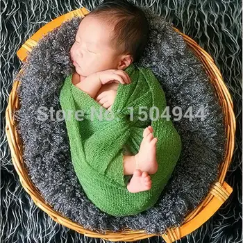 Искусственный мех (75 * 50 см) Короткая ворсовая ткань Одеяло Корзина Наполнитель Наполнитель корзины Реквизит для фотографий новорожденных