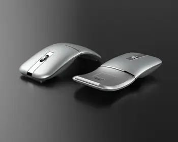 Двухрежимная беспроводная мышь Bluetooth 2.4g перезаряжаемая ультратонкая бесшумная настольная настольная мышь подарок