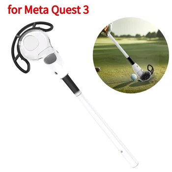 Реалистичное крепление ручки Нескользящий адаптер расширения для игры в гольф Защита от столкновений для Meta/Oculus Quest 3 для Meta Quest 3