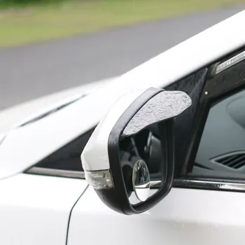 Универсальный гибкий ПВХ автозапчасти, зеркало заднего вида, дождевик, 2 шт. для Honda CRV Accord Odeysey Lexus ES250 RX350 Toyota Camr