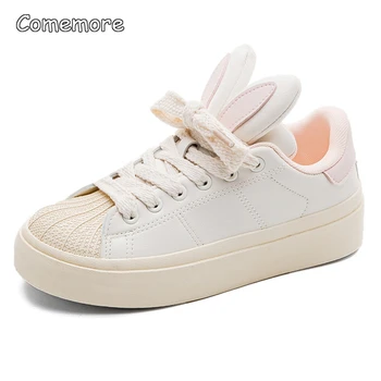 Comemore 2023 Новая милая дизайнерская обувь для девочек Kawaii Fashion Удобная женская обувь с низким вырезом Женские кроссовки Весна 40