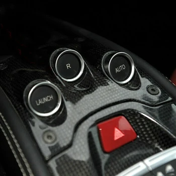 Центральная панель контраля, клавиша R Кнопка Крышка для Ferrari 458 20112015 улучшения внешнего вида интерьера Простая установка
