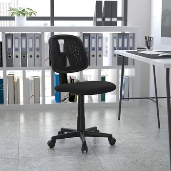 Flash Мебель Flash Fundamentals Черная сетка Поворотный офисный стул с поворотной спинкой