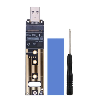 M.2 NVME SSD - USB 3.1 Адаптер PCI-E - USB-A 3.0 Конвертер 10 Гбит/с USB3.1 Gen 2 для M.2 NVME 2242 2260 2280