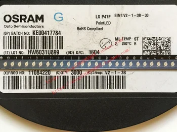100 шт. / OSRAM LSP47F Патч 2 мм Круглые светодиодные ультра яркие красные светодиодные бусины